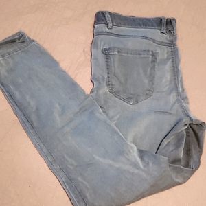 Grey jolt jeans